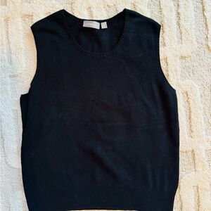 Croft & Barrow Black Knit Top